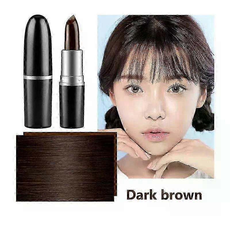 2025 Black Brown One-Time Hair dye Instant Gray Root Coverage Hair’s Color Cream Stick Temporary Cover Up White Hair Colour Dye 3.8g