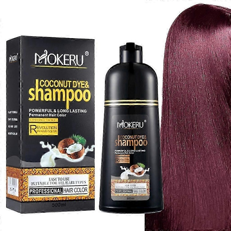 2025 Hair Color Shampoo Coconut Hair Dye Shampoo Hair Instant Coloring in Minutes