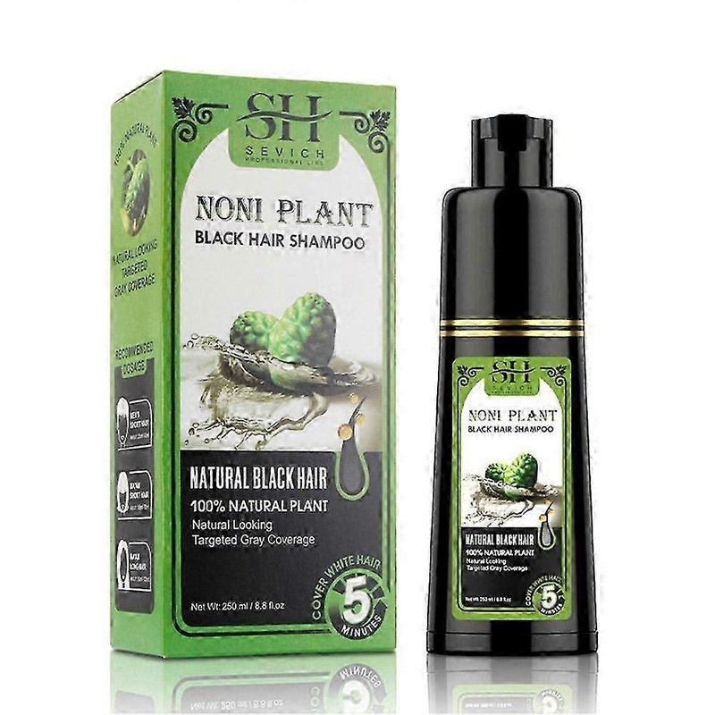 2025 Hair Dye Shampoo Fast Cover Grey Hair Black Color Shampoo