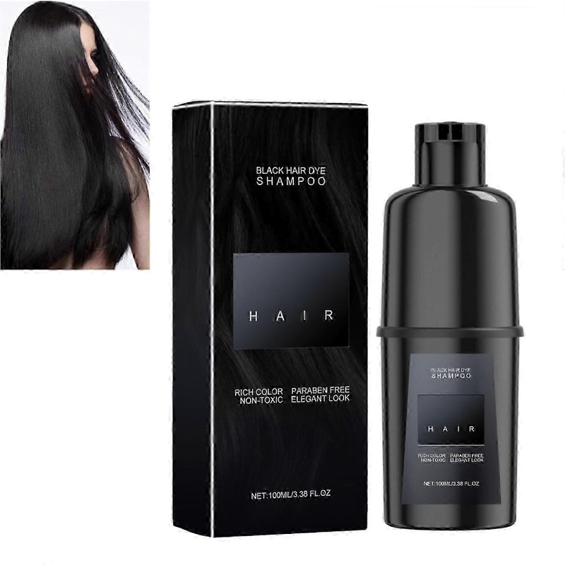 2025 Hair Dye Shampoo, Instant Hair Color Shampoo Long Lsating for Men & Women Gray Hair Coverage DIY Hairstyle