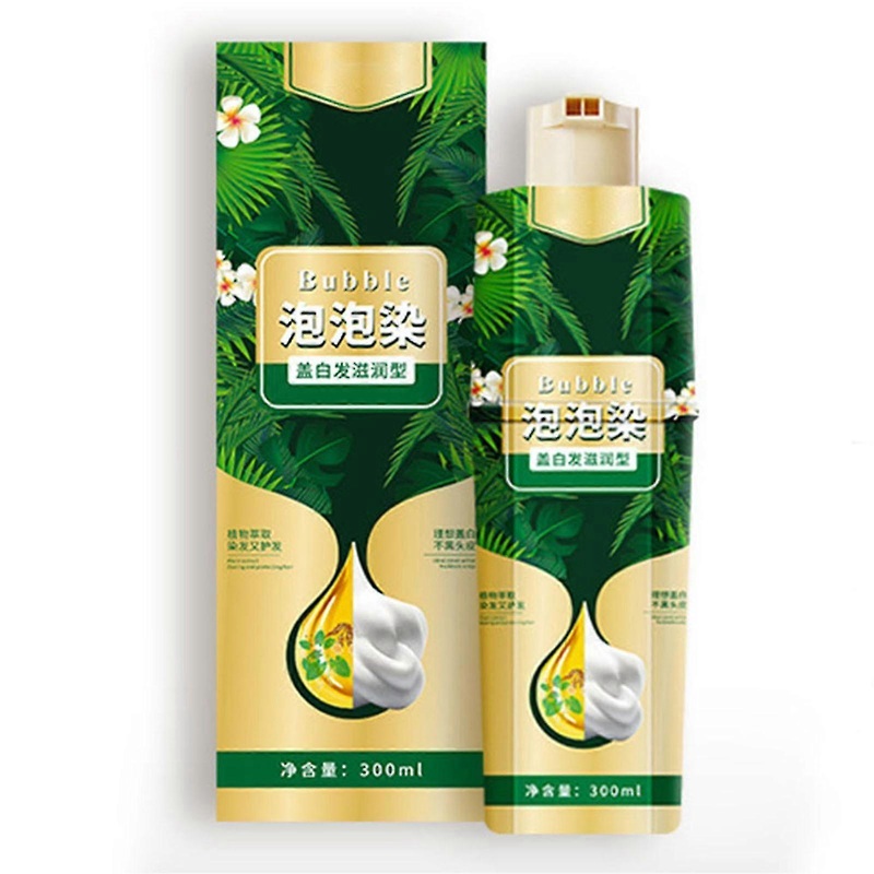 2025 Home Hair Coloring Dyes Cream Rich Bubble Efficient Hair Coloring Cream for Women Men