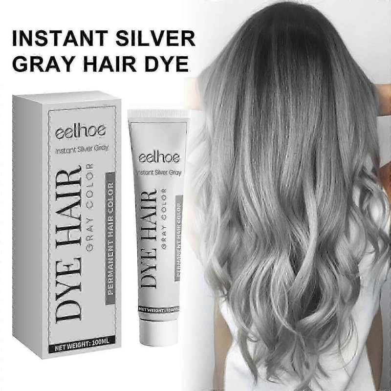 2025 Unisex DIY Fashion Gray Color Super Gray Hair Cream 100ml