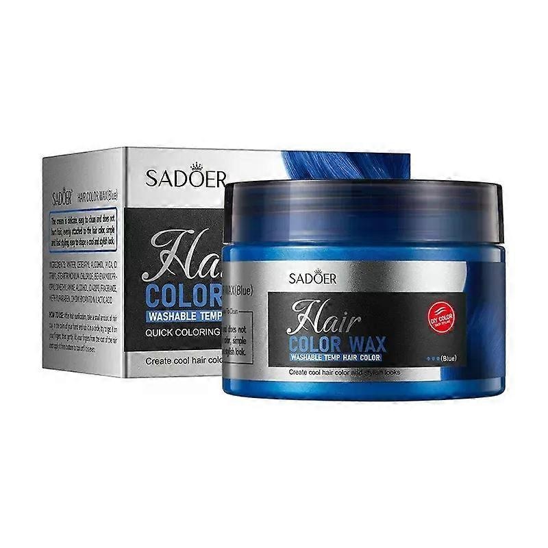 6 Color Temporary Hair Color Wax Unisex One-time Hair Color Gel Molding Paste Dye cream Hair Coloring Styling DIY Mud