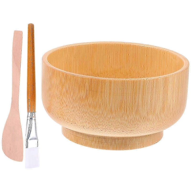 1 Set Mask DIY Bowl Brush Set Practical DIY Mask Tool Simple Mask Brush Bowl Kit