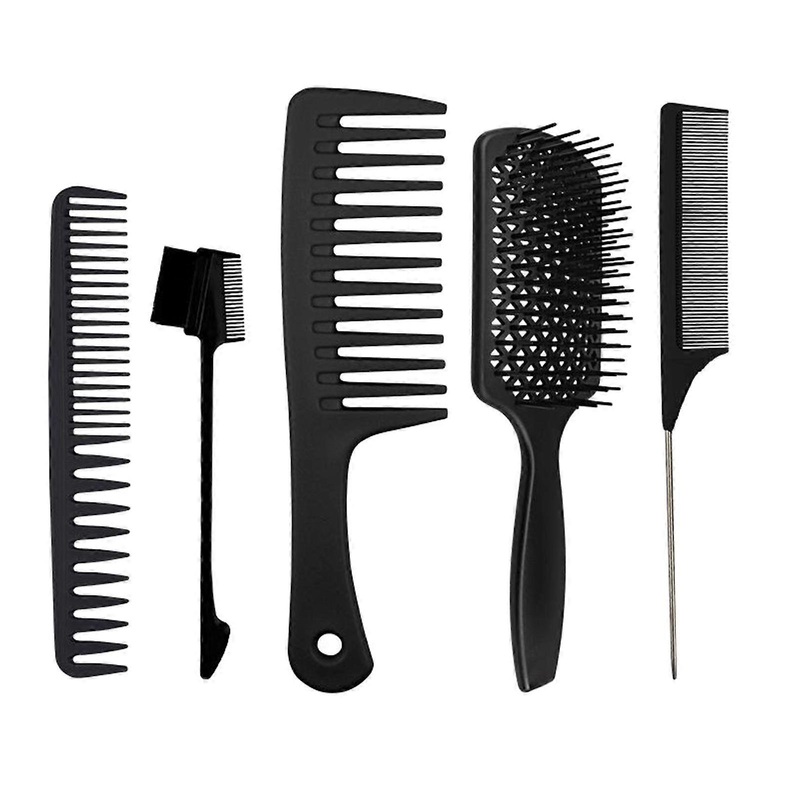 1 Set Salon Hair Styling Plastic Barbers Brush Combs Set Hair Set