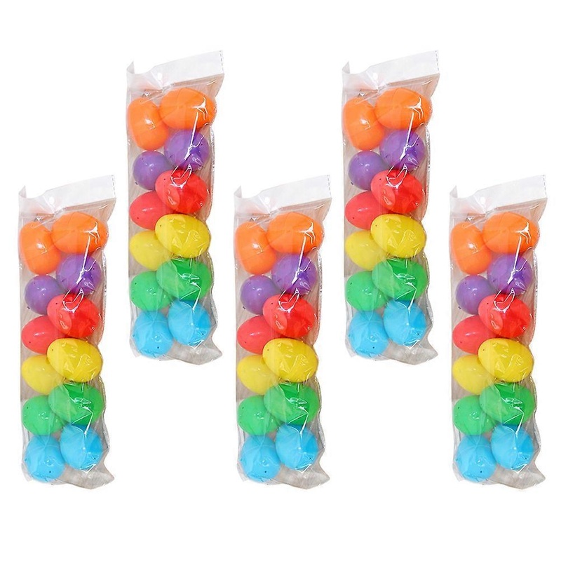 192pcs Assorted Color Easter Eggs for Decoration Made of Durable PP Material 1.5 Inches