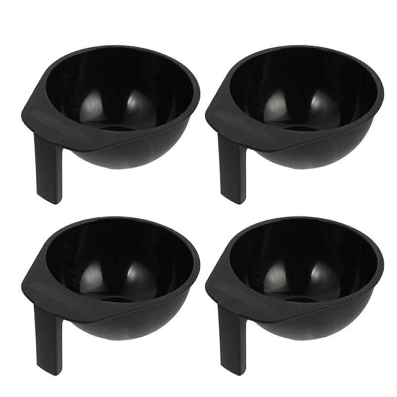 4PCS Plastic Hair Color Bowl Professional Sturdy Design