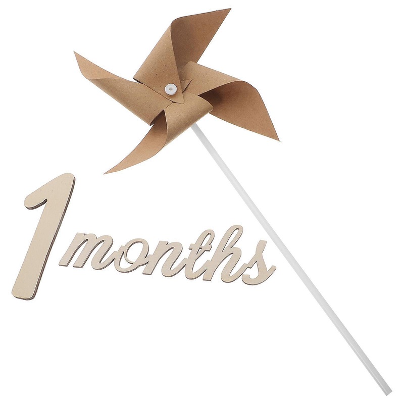 Adorable Wooden Newborn Photo Props Set for Baby Photography Assorted Color 1 Set