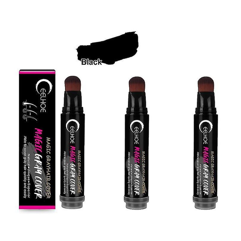 Disposable Plant Hair Dye Stick Black Brown Quick White Hair Cover Stick Can Be Washed Without Hurt Hair Replacement Hair Color
