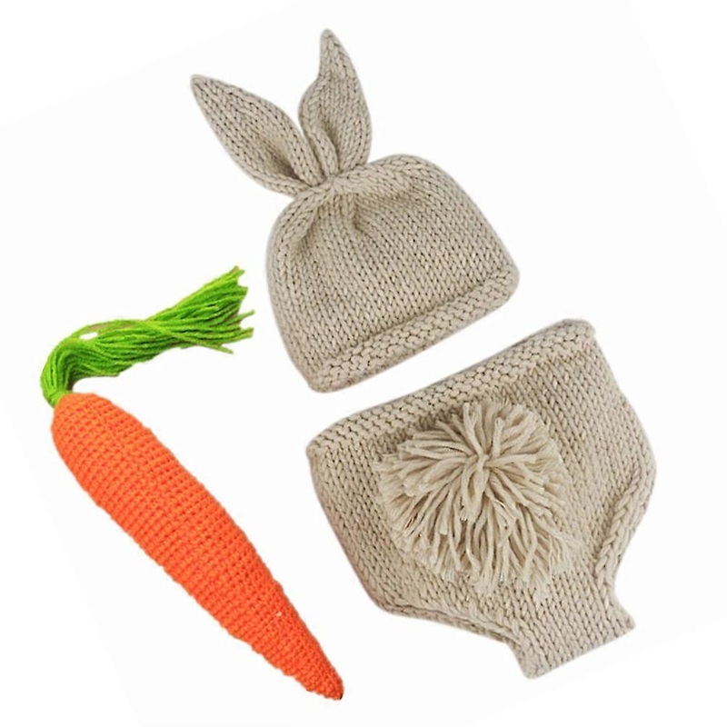 Easter Photo Costume Set for Kids Made of Woolen Thread Assorted ColorBreathable and Skinfriendly 1 Set