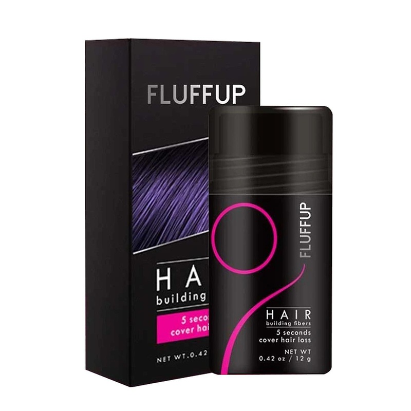 Fluffup Secret Hair Fiber Powder Compatible With Any Color Hair 5 Sencods Cover Up Long Lasting With Natural