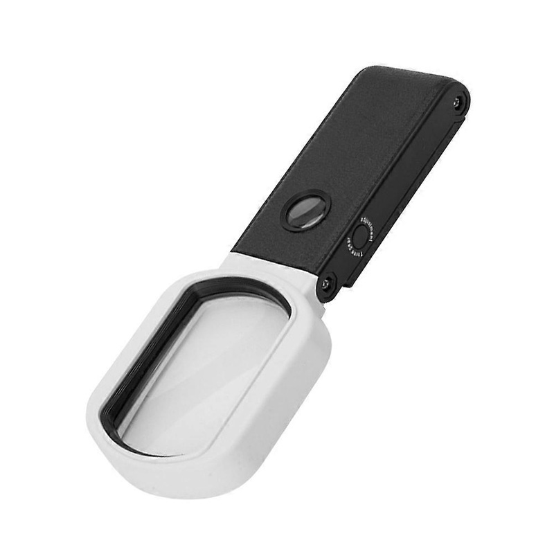 Handheld Magnifying Glass with Light for Home Use High Definition Durable ABS Assorted Color 1 Set