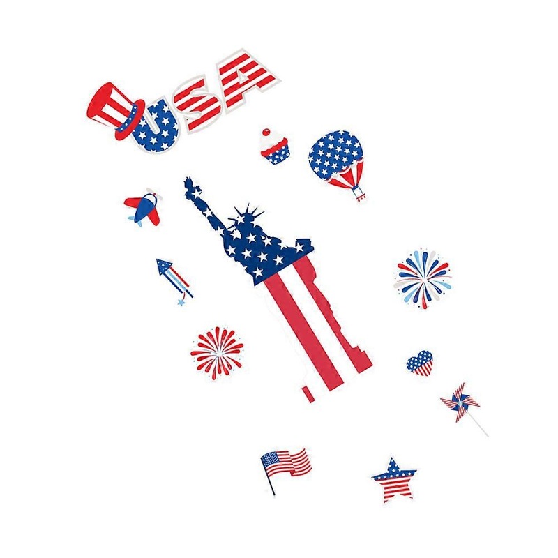 PVC Magnetic Sticker for Fridge with Magnetism Assorted Color Ideal for Home Decor and Independence Day Gifts 1 Piece