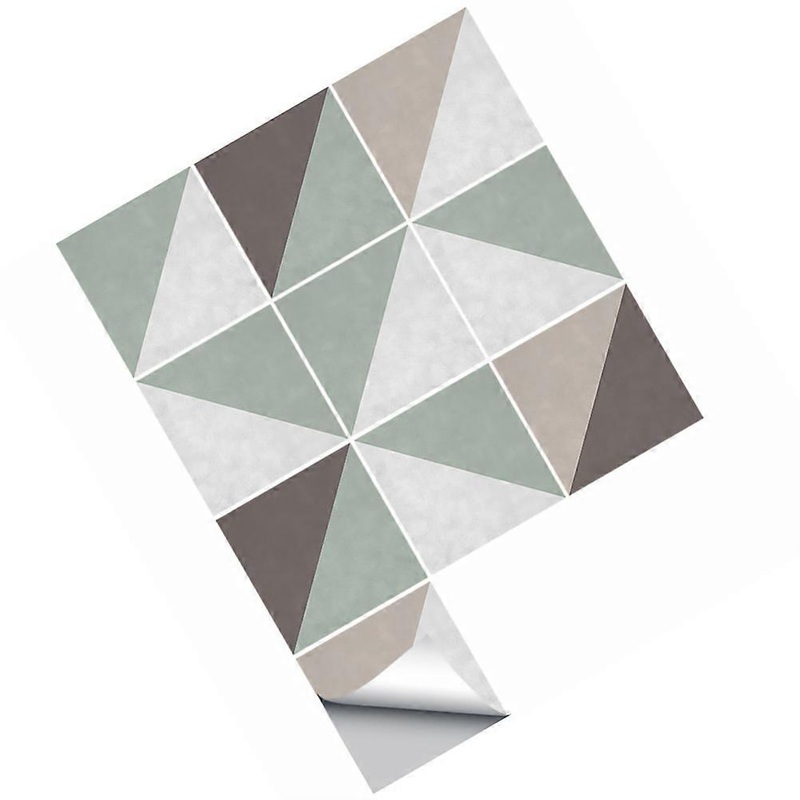 Retro Ceramic Tiles Stickers for Home Wall Decor Assorted Color PVC Waterproof Easy Clean