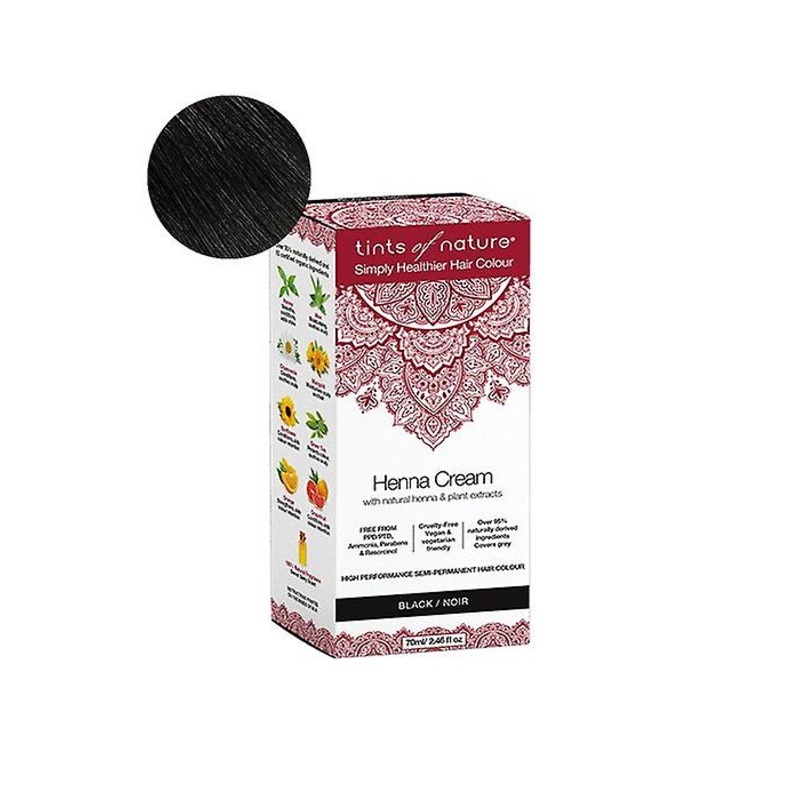 Tints of Nature, Black. Henna Semi Permanent 90ml