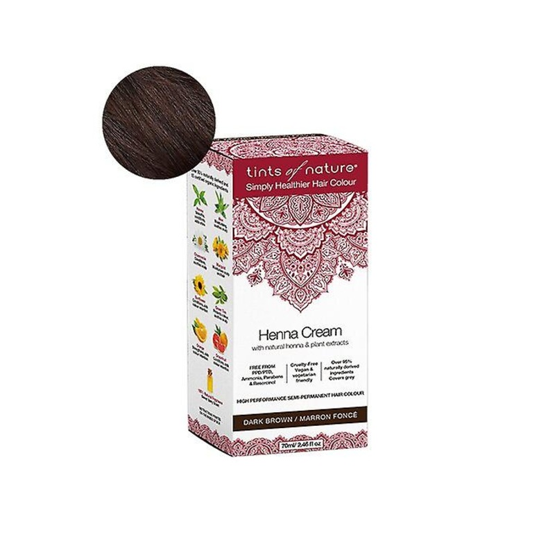 Tints of Nature, Light Brown Henna Cream Semi Permanent 70ml