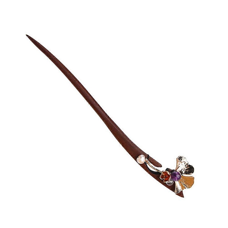 Wooden Hair Decorations, Elegant Vintage Look for Everyday Use, Safe and Reliable