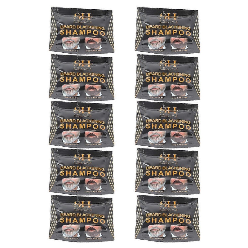 2025 SEVICH Men Beard Dye with Gloves Natural Mustache Black Color Dye Beard Coloring Shampoo