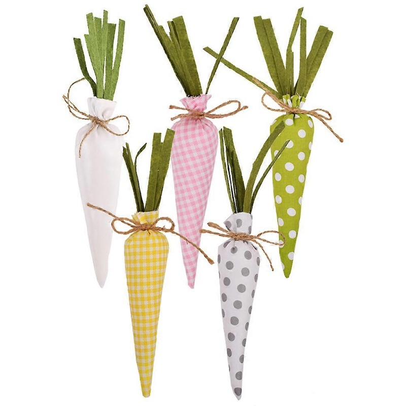 Artificial Carrot Decorations for Easter, Fabric Toys with Classic Design