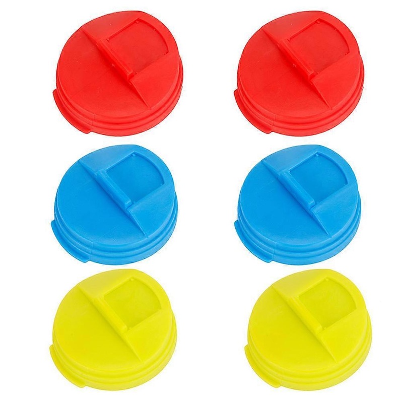Beverage Can Lid Cap SodaTops Can Lid Covers Sealing Cover For Beverage Can Red 6Pcs