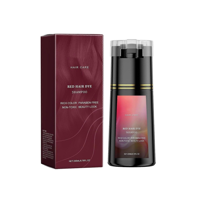Hair Dye Shampoo 200ml Hair Dye Shampoo DIY Lasting Color Hair Dye For Hair Coverage Suitable For Women & Men