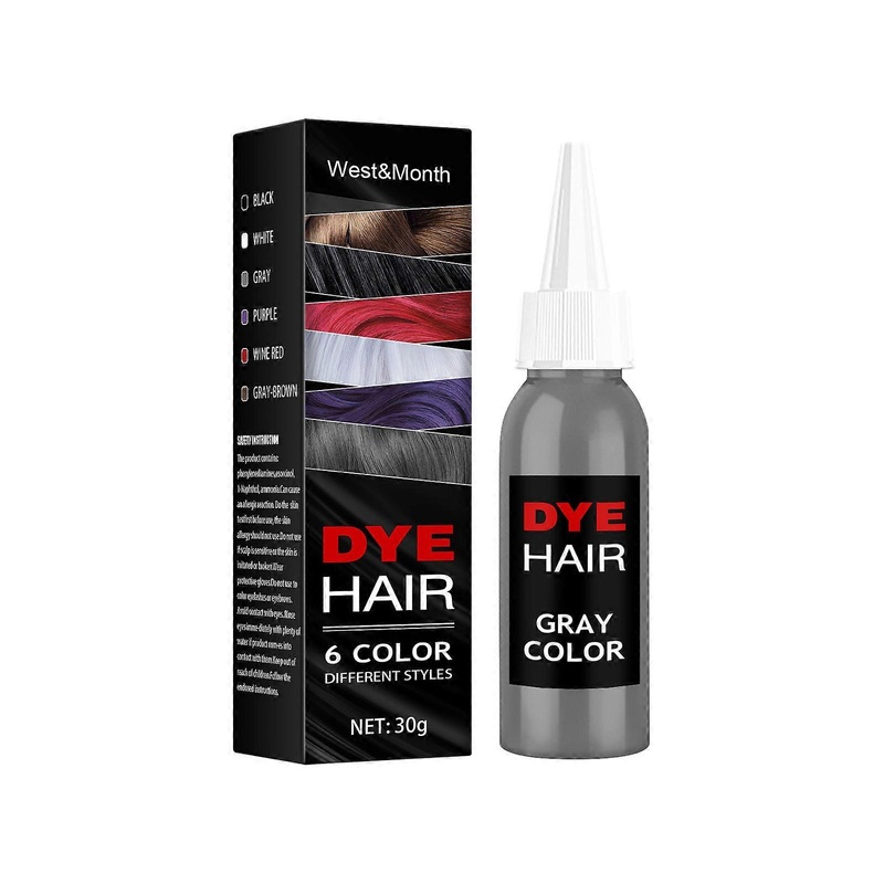 Hair Dye Shampoo Plant Hair Cream, Fashionable Color, Hair Care, Gentle And Non Harmful, Long-lasting, Portable, Easy To Use 30g