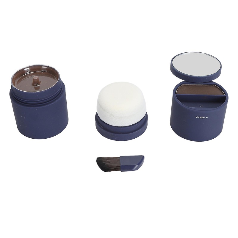 Hairline Powder 2 in 1 Multipurpose Easy To Apply Temporary Gray Hair Coverage Powder for Thinning Hair
