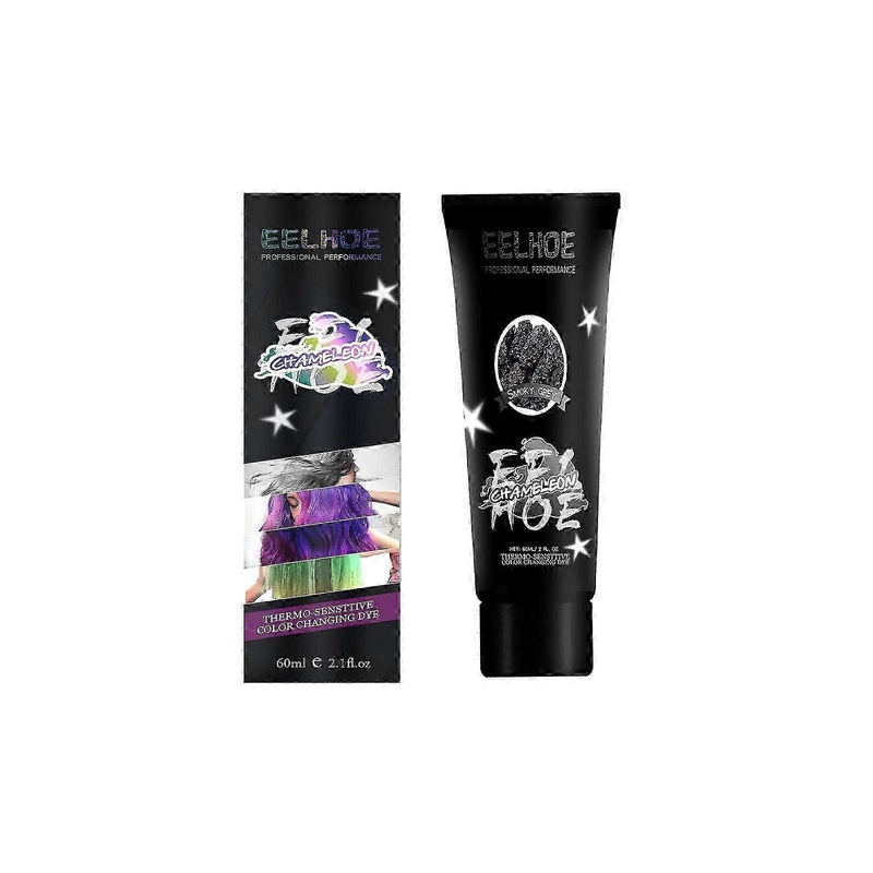 Non Permanent Hair Color | 60ml Temperature Changing Colorful Hair Color – Temporary Hair Color Cream for Stage Shows, Cosplay, Portable Hair Dye