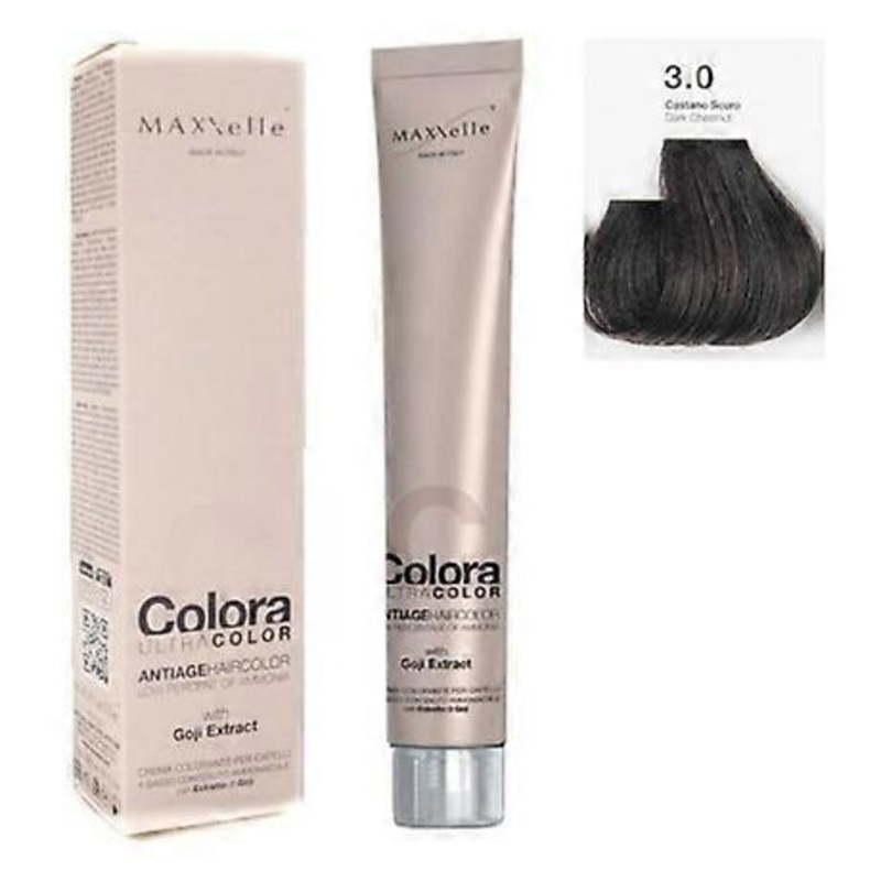 Dark Natural Brown 3.0 Colora Maxxelle With Natural Fruit Of Goji 100 Ml