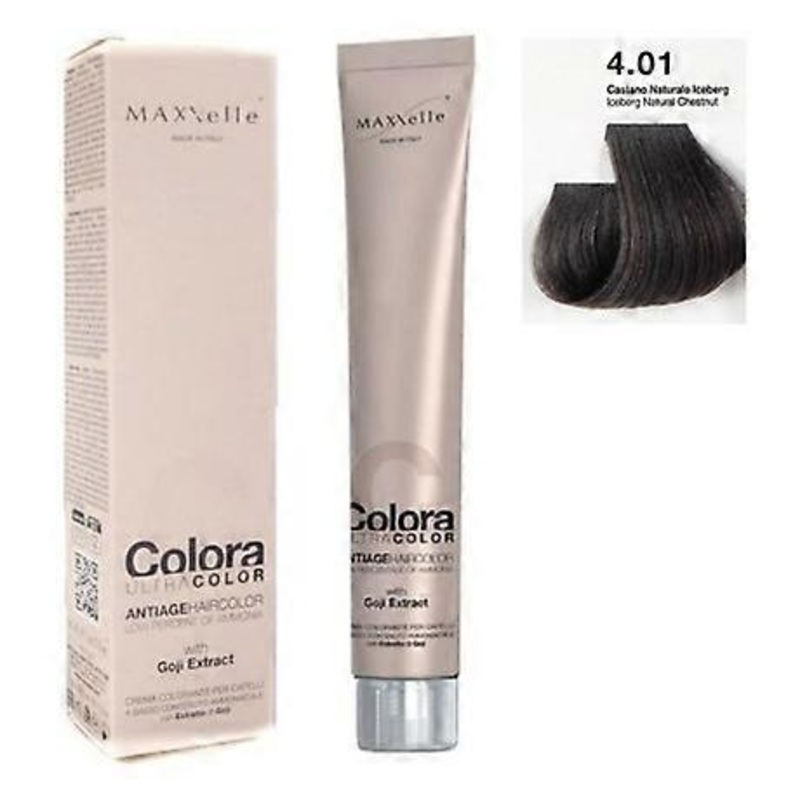 Grey  Natural Brown 4.01 Colora Maxxelle With Natural Fruit Of Goji 100 Ml