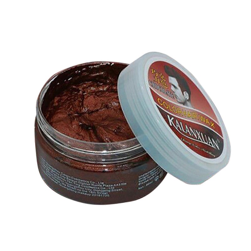 Hair Wax Long Lasting No Discoloration Fashionable Temporary Hair Color Hairstyle Cream for Cosplay QinHai