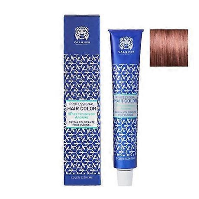 Light Blonde Deep Coppertone 8.44 Hair Color With Plex And Arginine Valquer 60g