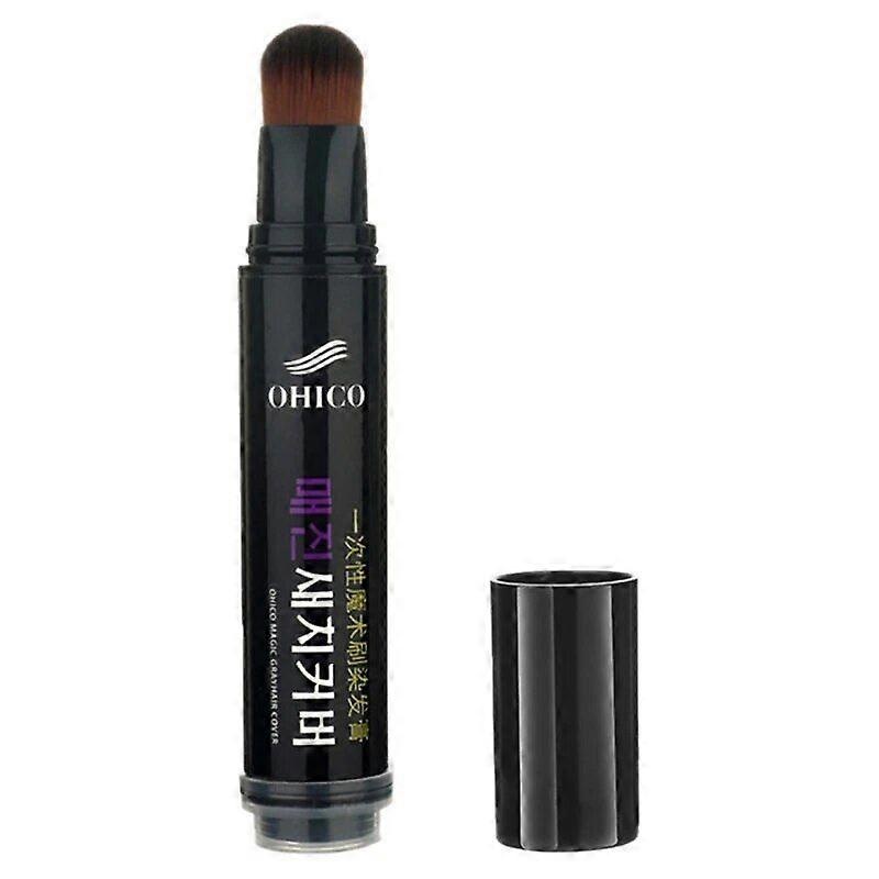OHICO One-Time Plant Hair Dye Stick Instant Gray Root Coverage Hair Color Modify Cream Stick Temporary Cover Up White Hair