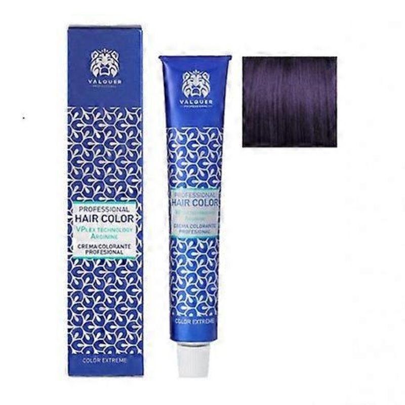Violet Black 1v  Hair Color With Plex And Arginine Valquer 60g
