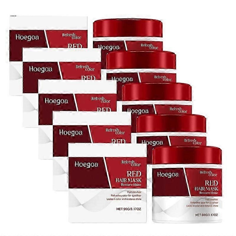 1-5x Color Depositing Red Hair Mask Color Boosting Conditioner, Hydrates and Enhances Red Tones for Color-Treated Dyed Hair 90g