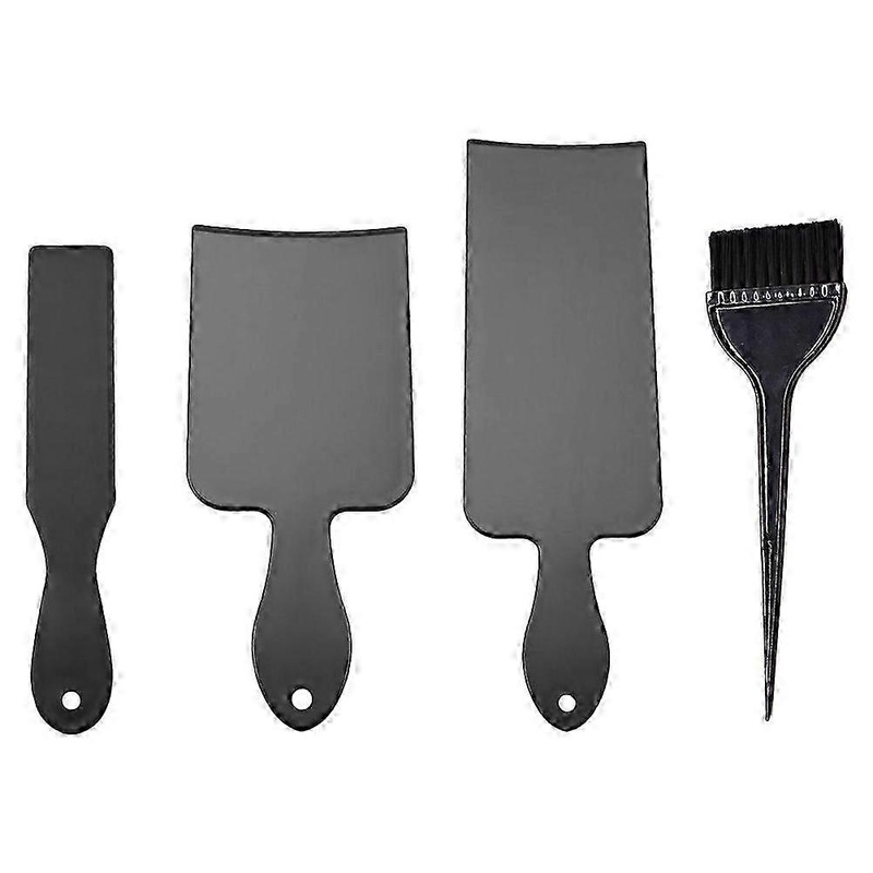 1 Set Plastic Hair Dye Plate DIY Coloring Tool Kit for Home Barbershop (3 Sizes)