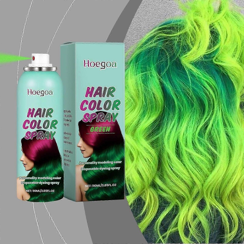 Temporary Hair Color Spray for Women and Girls, Temporary Hair Color Wax, Natural Hair Coloring Strong Style Gel Cream Hair Dye Spray for Halloween, D