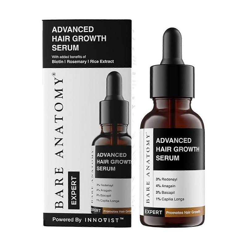 Rosemary Hair Growth Serum for Men Women Anti-Hair Loss Treatment with Redensyl Rice Water for Fuller Healthier Hair