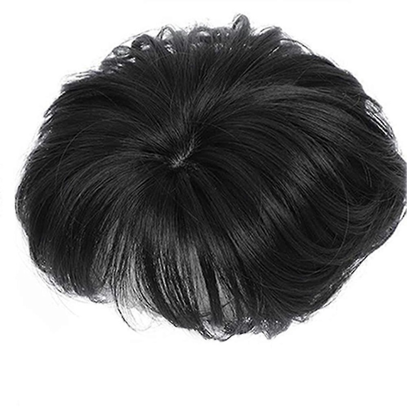 Short Hair Bald Top Wig for Men, Lightweight Breathable Hairpieces for Hair Loss, Thinning Hair, Daily Wear, Weddings, and Parties