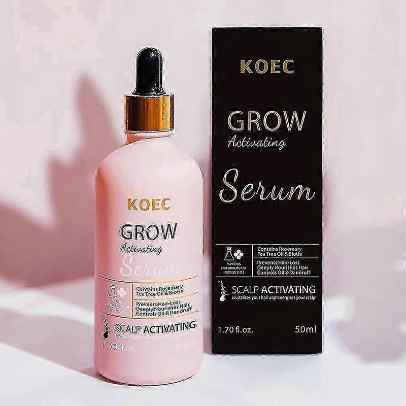 Vegan Hair Growth Serum, Natural Hair Regrowth and Hair Loss Treatments for Women & Men, Scalp Serum for Thinning Hair