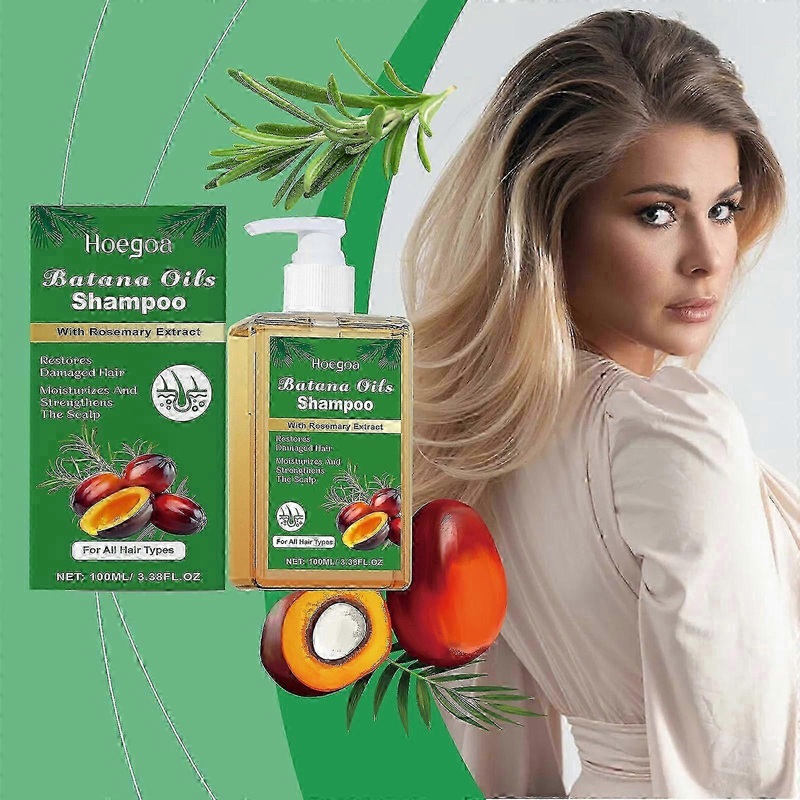2025 Batana Oil Shampoo with Rosemary Extract, Nourishing & Regenerating, Soft