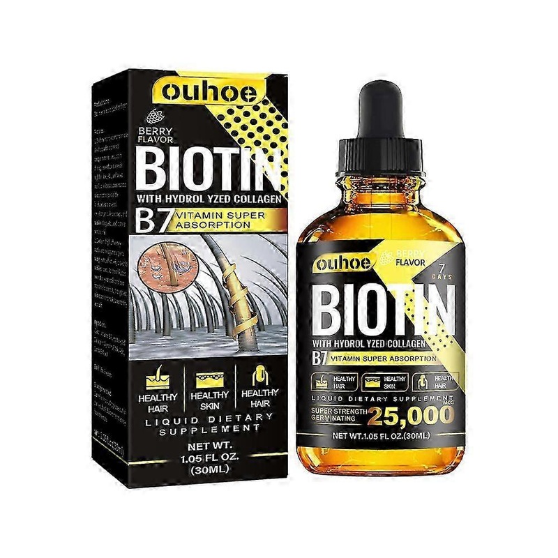 2025 Powerful Hair Growth Serum Oil Biotin Anti Hair Loss Treatment Products Loss Postpartum hydrolyzed collagen Hair Fast Regrowth Hair Men Women