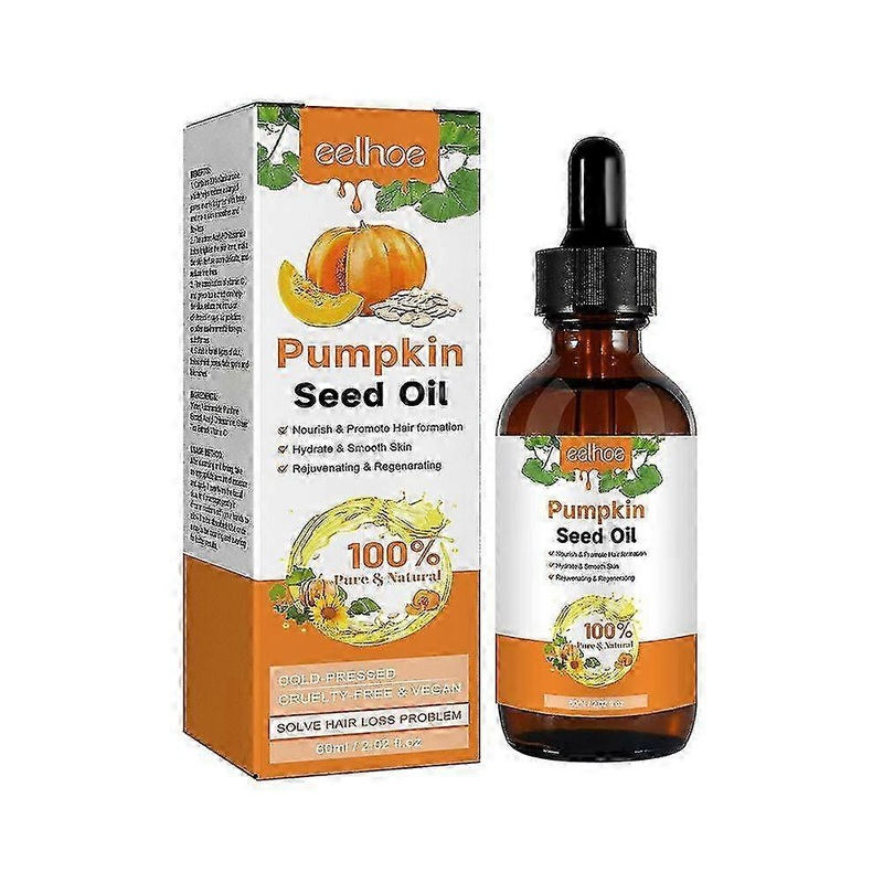 2025 Pumpkin Seed Oil For Hair Growth, Organic 100% Pure Cold Pressed Pumpkin Seed Oil, Hair And Scalp Care For Men And Women