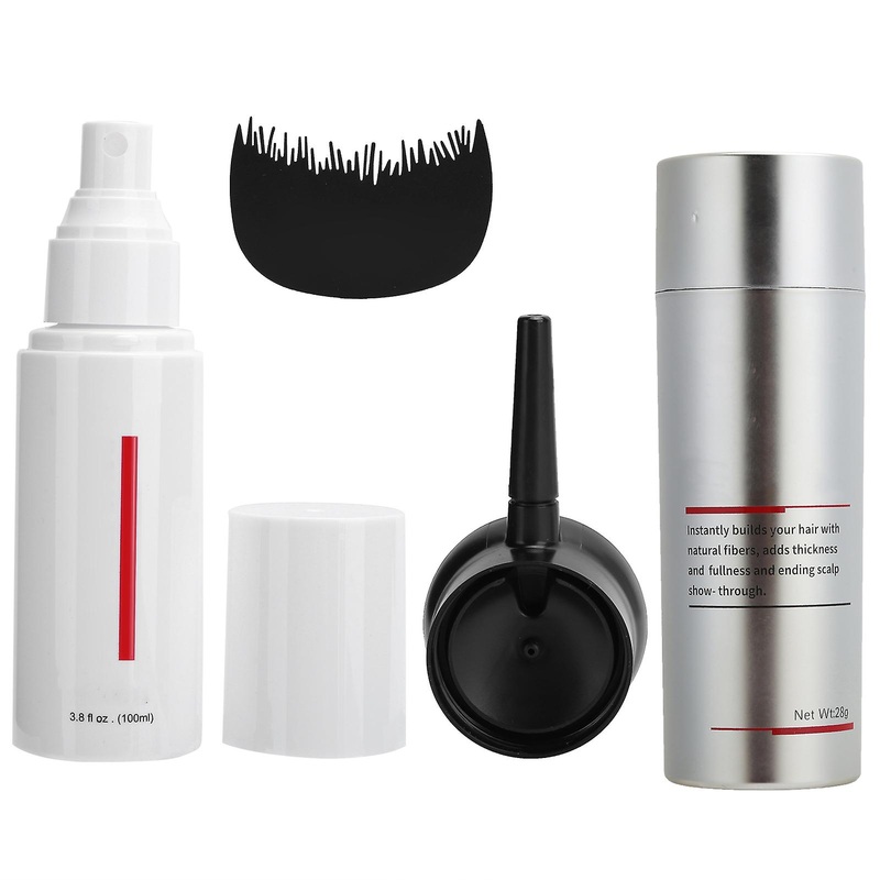IMMETEE Hair Building Growth Fiber Kit Unisex Thicker Fuller with Comb for Hair Loss Auburn