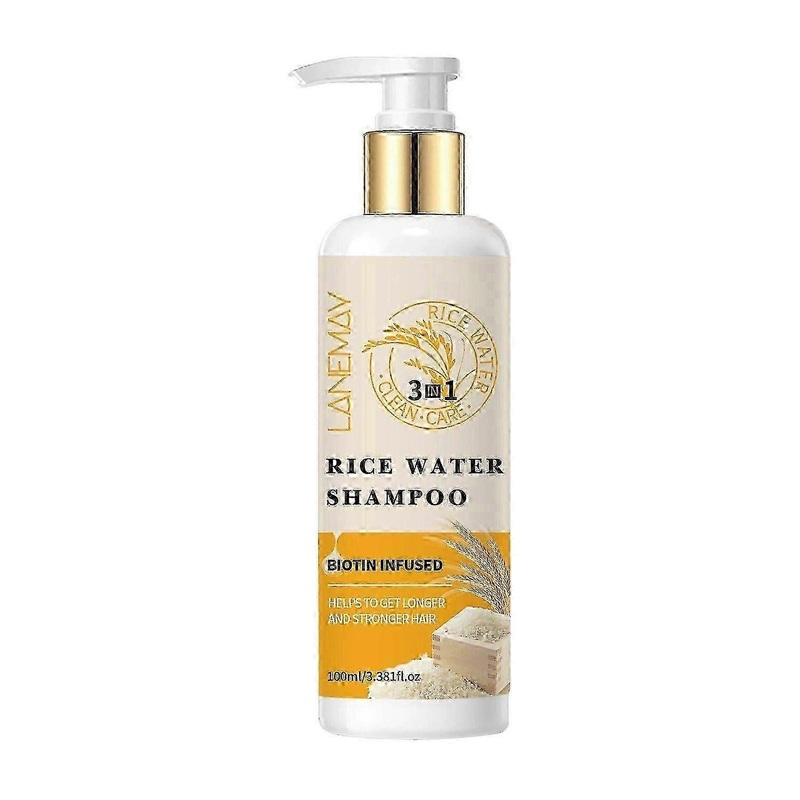 Rice Water Hair Growth Shampoo for Hair Loss & Thinning – Natural Hair Thickening Biotin Shampoo with Rosemary Oil for  for Dry, Strong Hair –  Rice W