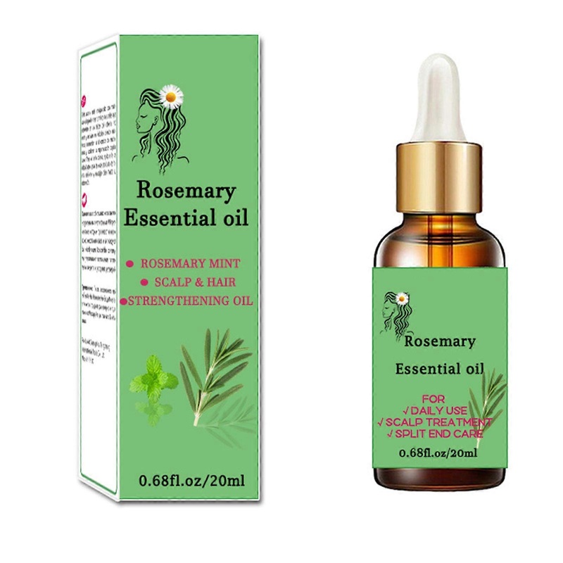 Rosemary Essential Oil for Hair Growth Nourishes The Scalp,Improves Blood Circulations,Hair Loss Treatment All Hair Type