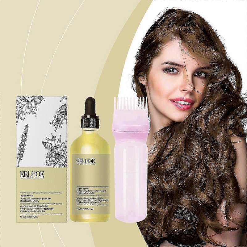 Rosemary Hair Growth Essential Oil Hair Care Essential Oil Thick Hair Hair Essential Oil with a root massager