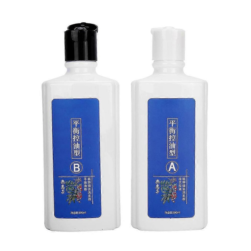2025 2pcs Shampoo Oil Control AntiHair Loss Barber Salon Moisturizing Scalp Soothes Shampoo