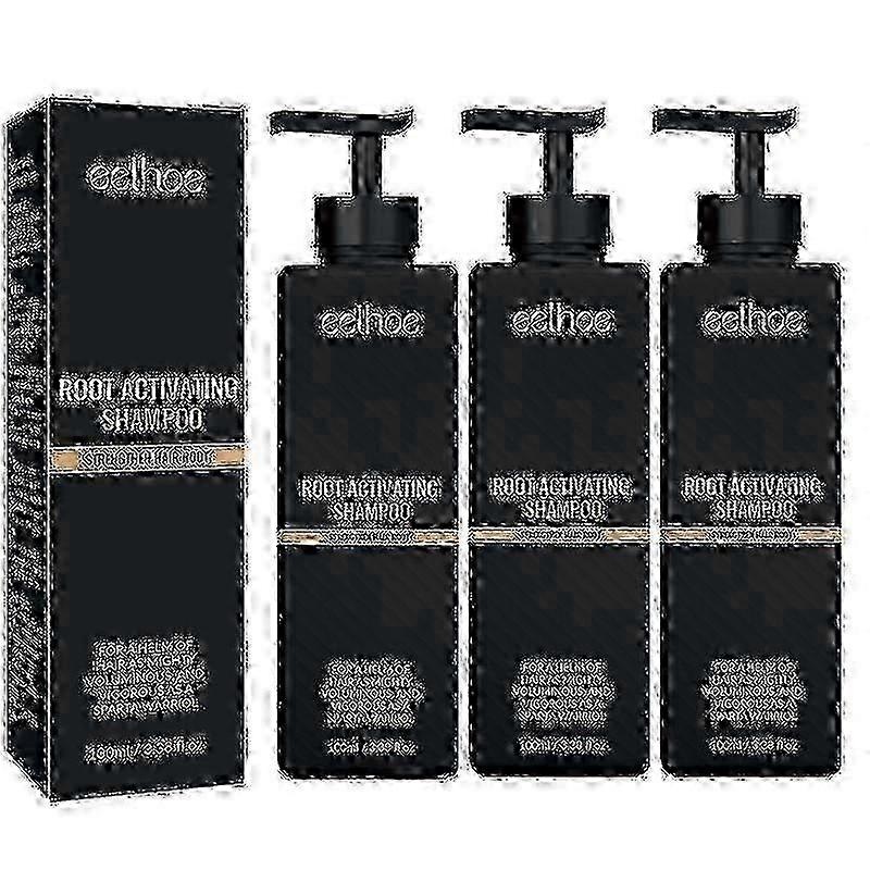 2025 3pcs Spartan Root Activator Shampoo, Spartan Hair Loss Shampoo,shampoo Root Activator