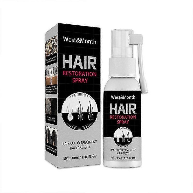 2025 Anti White Hair Spray Treatment Serum Hair Growth Spray Black Restoration